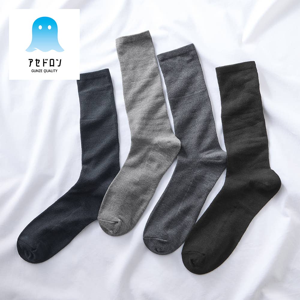 ネット限定3足セット【アセドロン】クルー丈ソックス